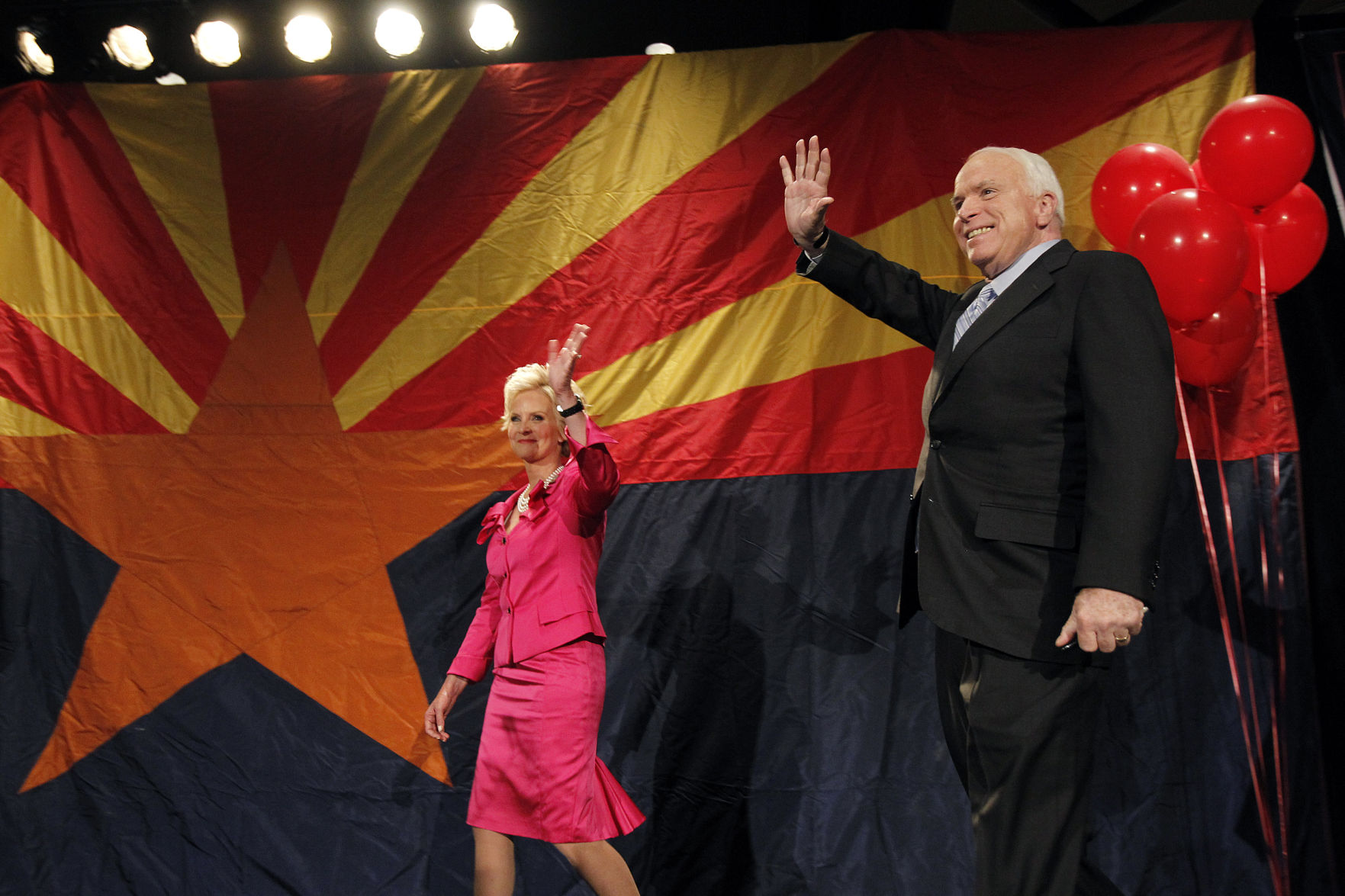 2010: John McCain, Cindy McCain